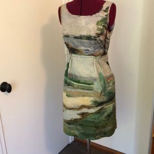 Impressionist landscape dress size 4